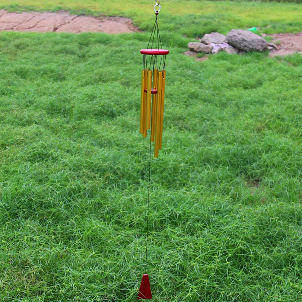 6 Трубок Windchimes Часовня Колокольчик музыка ветра дверь Настенный декор Сад домашний декор античный удивительный Грация глубокий резонансный