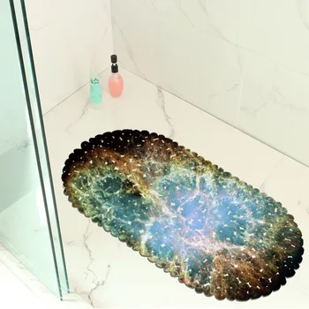 

Nebula Wonderful Bathroom Mat PVC Toilet Kitchen Non-slip Rug Swimming Pool Hotel Foot Pad Hollow Sucker Plastic Floor Carpet