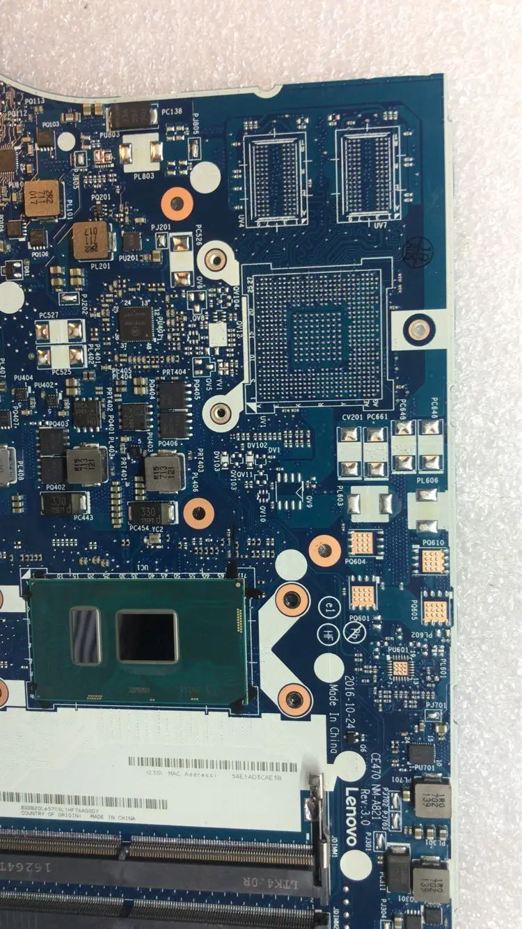 SHELI CE470 NM-A821 մϴ. Lenovo Thinkpad E470 E470C Ʈ   CPU I3 6006U DDR4 100% ׽Ʈ ۾