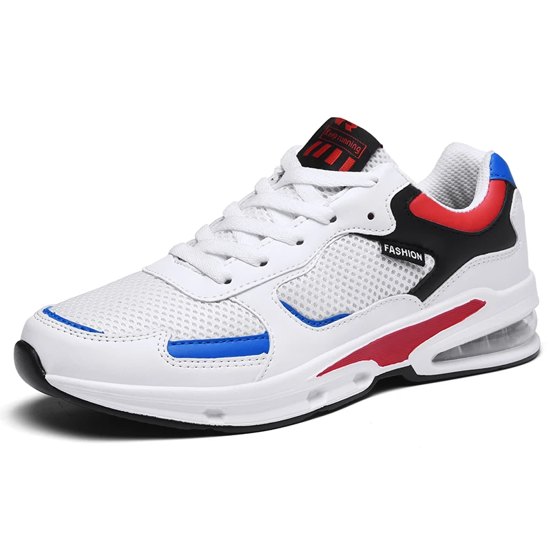 white z055 Мужская трендовая обувь на воздушной подушке; zapatillas; мужские кроссовки; playeras; обувь для бега; повседневные кроссовки; zapatos hombre; Мужская обувь; scarpe uomo - Цвет: white z055