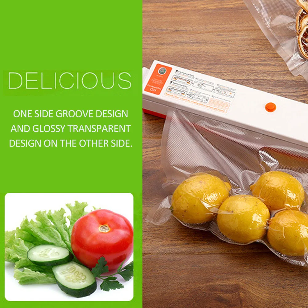 Multifunctional Transparent Food Storage Packaging Preservation Bag Vacuum Bags Safe Non-toxic Sealing | Дом и сад