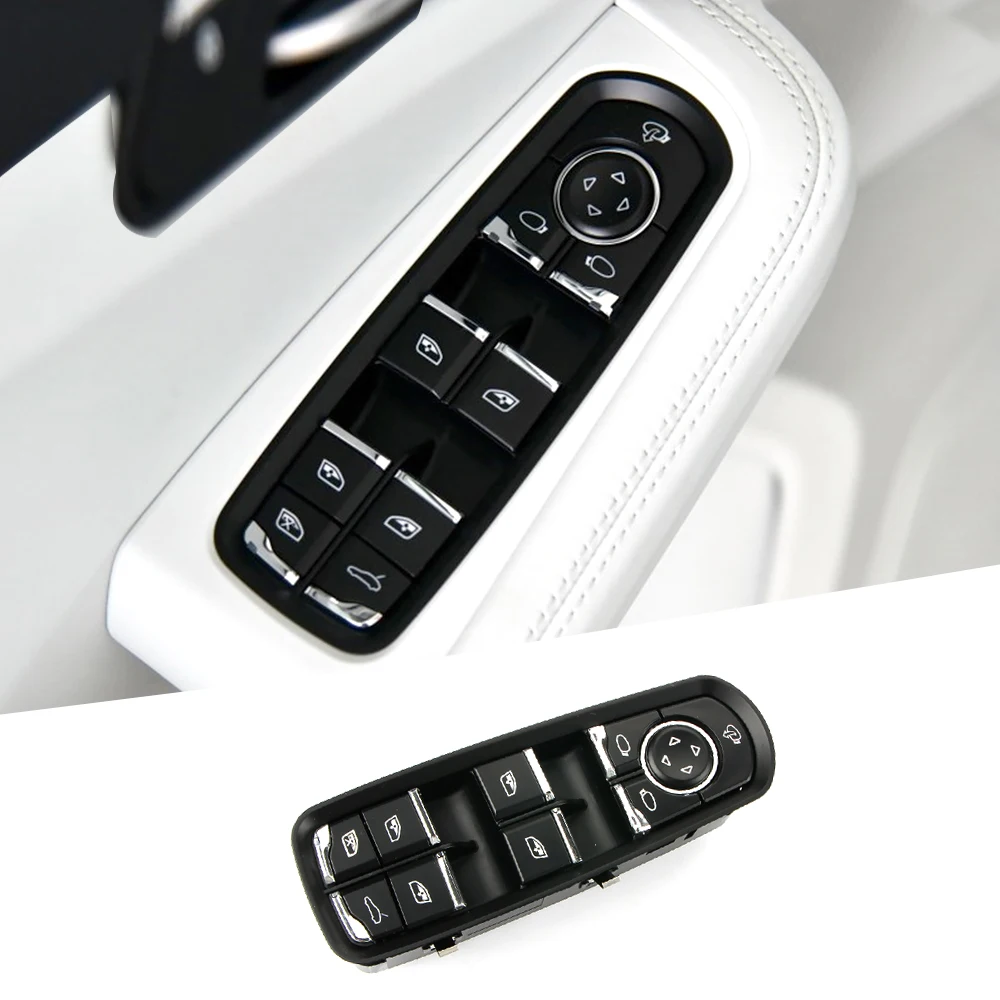 4 шт. переключатель стеклоподъемника регулятор для porsche Cayenne Panamera Macan стеклоподъемник Кнопка контроллера оригинальная замена