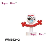 Один мультфильм фильм серии История Игрушек 4 форки Базз Лайтер Вуди и Джесси Даки Микки симпатичная утка Дейзи строительные блоки Детская игрушка