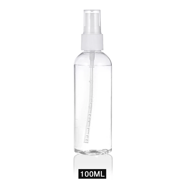 20/30/50/100ml Refillable Bottles Empty Spray Bottle Portable Travel Container Transparent Plastic Perfume Bottle spray Atomizer 100ml