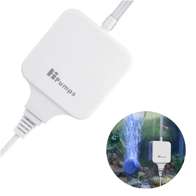 220V Mini Acquario Pompa Di Aria Pompe Ad Acqua Silenzioso Nano Compressore D'Aria Per Aqurium Pompa Ossigeno Serbatoio Di Pesce Con Accessori