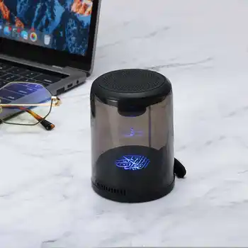 

Quran Speaker Wireless Quran bluetooth Speaker Colorful LED Light Koran Transparent Quran Radio Remote Control MP3 Player
