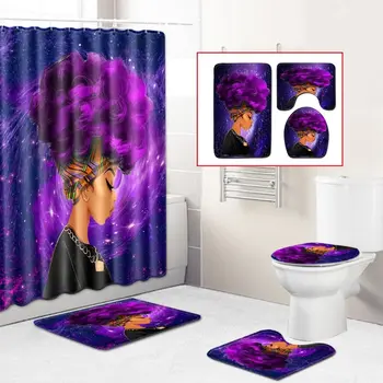 

Christmas Bathroom Rugs and Mats Sets 3 Piece, Memory Foam Bath Mat, U-shaped Contour Shower Mat Non Slip Absorbent