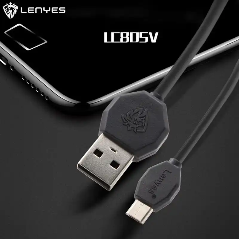 Lenyes プレミアム 1 メートル Pvc 白黒充電データ Usb ケーブル車のホーム使用して 電話接続ラインタイプ C Ios マイクロ Lc805 Aliexpress