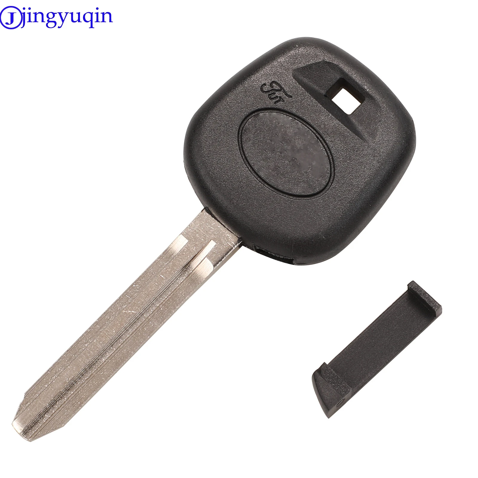 JINGYUQIN 20PS REPLACEMENT CAR TRANSPONDER CHIPS KEY SHELL REPLACE FOR TOYOTA WITH TOY43 BLADE