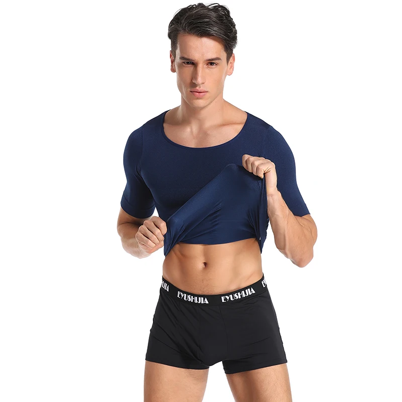 Men Slimming Body Shaper Tummy Control Shapewear Man Shapers Modeling Underwear Waist Trainer Corrective Posture Vest Corset US