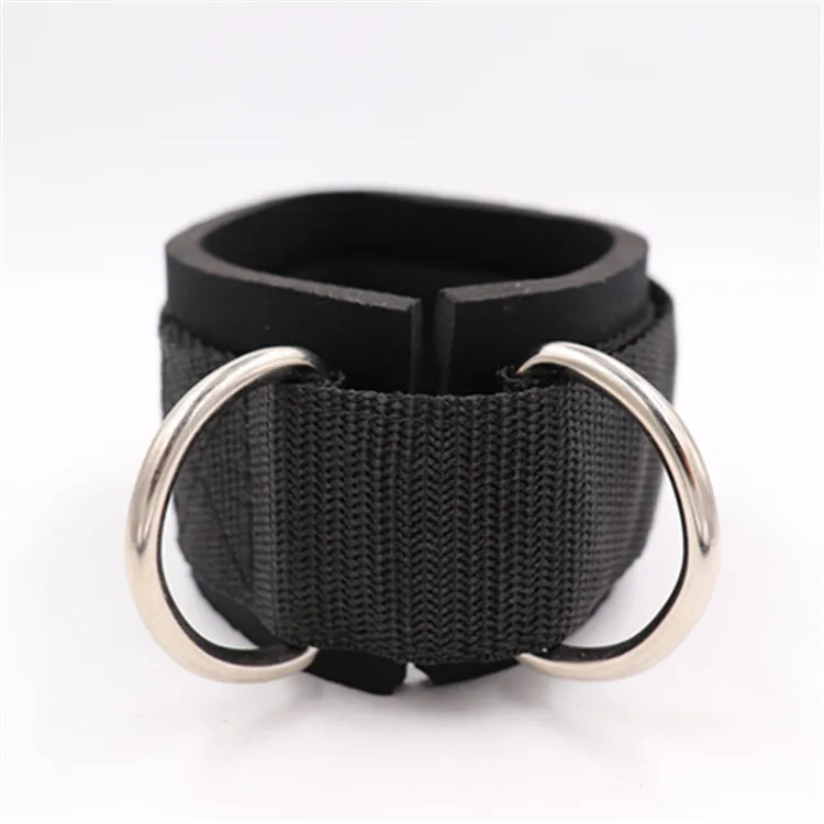 

2pcs Sport Ankle Straps Padded D-ring Ankle Cuffs for Gym Workouts Cable Machines Leg Exercises with Carry Bag