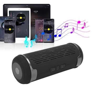 

BS-12 Outdoor Cycling Bluetooth Speaker Plug-in Card Wireless Subwoofer with Flashlight Wireless Speaker