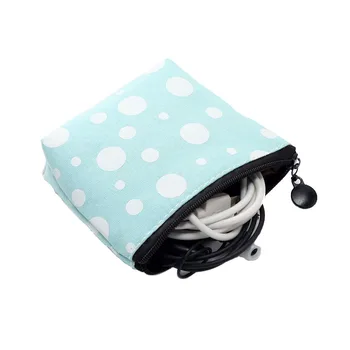 

70PCS / LOT Cute Students Zero Wallet Simple Storage Bag Ladies Creative Earphone Bag Mini Coin Bag