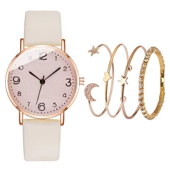 

Fashion Small And Delicate Women Watch Set Delicate European Beauty Casual Bracelet Watch Suit dresses for women часы мужские