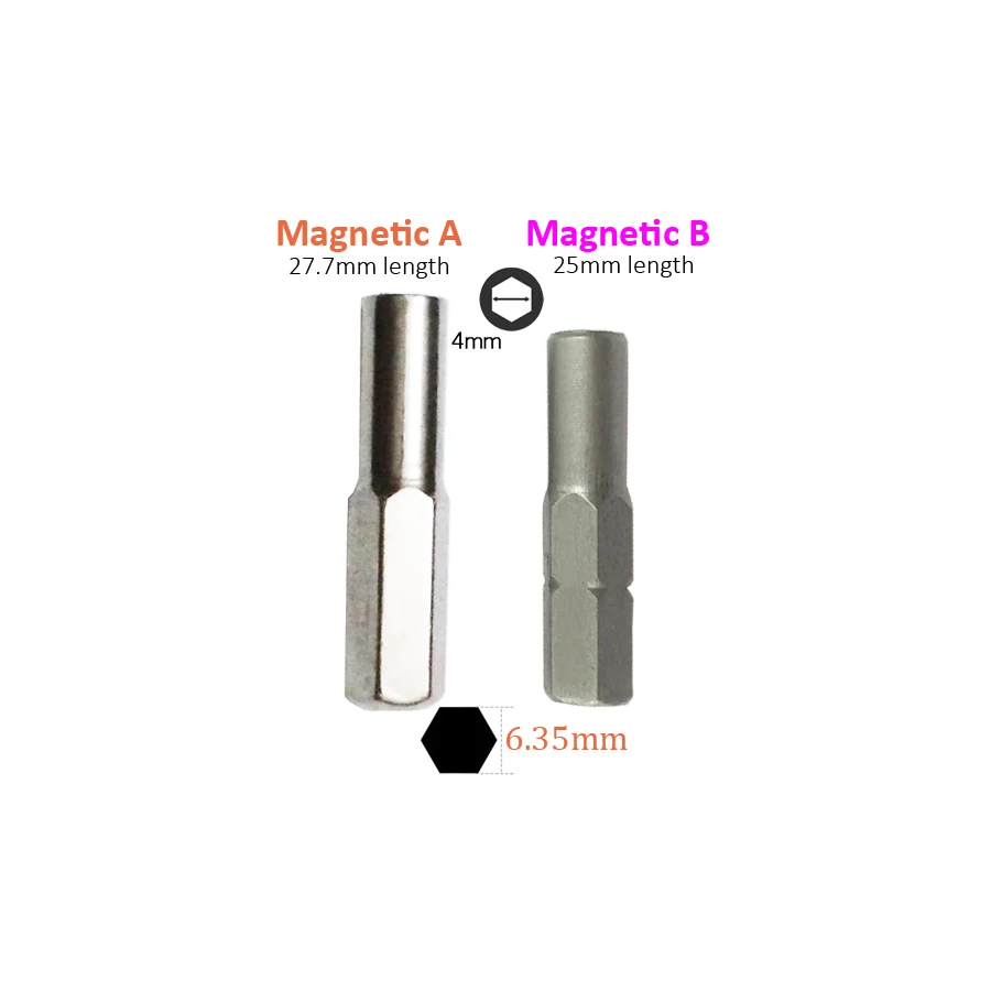 Новый адаптер для вставки 6 35 мм 1/4 дюйма в систему 4 отвертки Micro Bit adapter Holder Magnetic 2