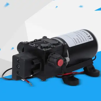 

DC 12V Water Pump Intelligent Diaphragm Pump High Pressure 120W 7L/Min 10mm Right Water Outlet Pump