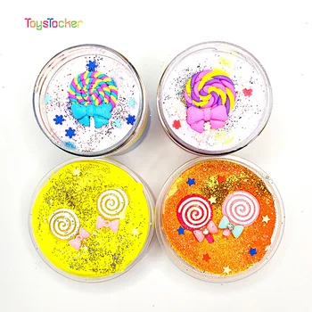 

DIY Fluffy Foam Slime Clay Galaxy Glitter Clay Slime Release Stress Plasticine Toy for Children Gift