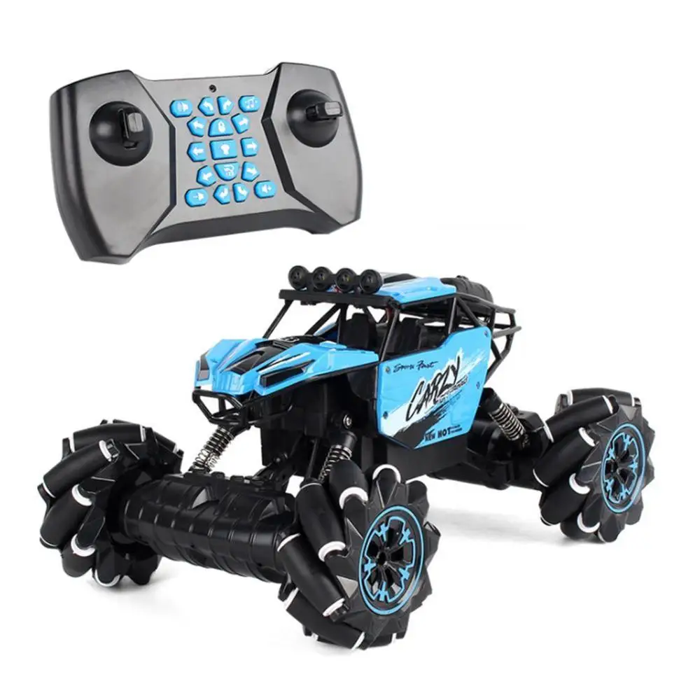 Синий 1:16 РАДИОУПРАВЛЯЕМАЯ музыкальная машина 2,4 ГГц 4WD игрушка трюк автомобиль дрейф скалолазание Радиоуправляемая машина новая технология Радиоуправляемая машина внедорожная игрушка лучший подарок для ребенка - Цвет: Синий