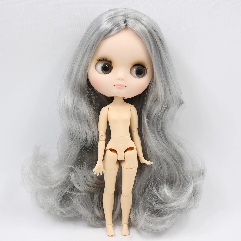 Middie Blythe Doll with Silver Hair, Tilting-Head & Custom Jointed Body 1