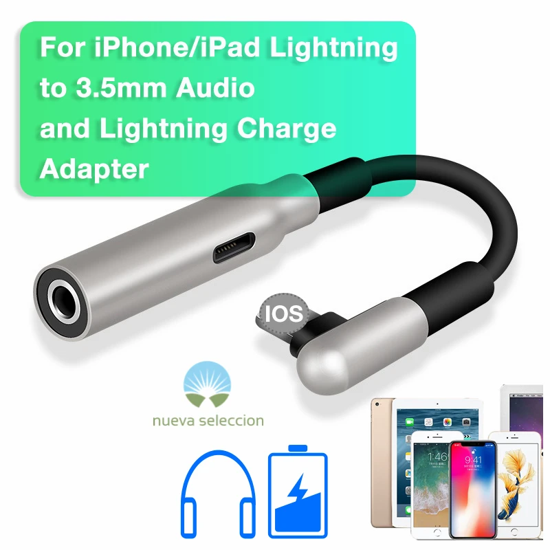 Аудио-адаптер 2 в 1 с разъемом Lightning для iPhone 3 5 мм | Мобильные телефоны и аксессуары