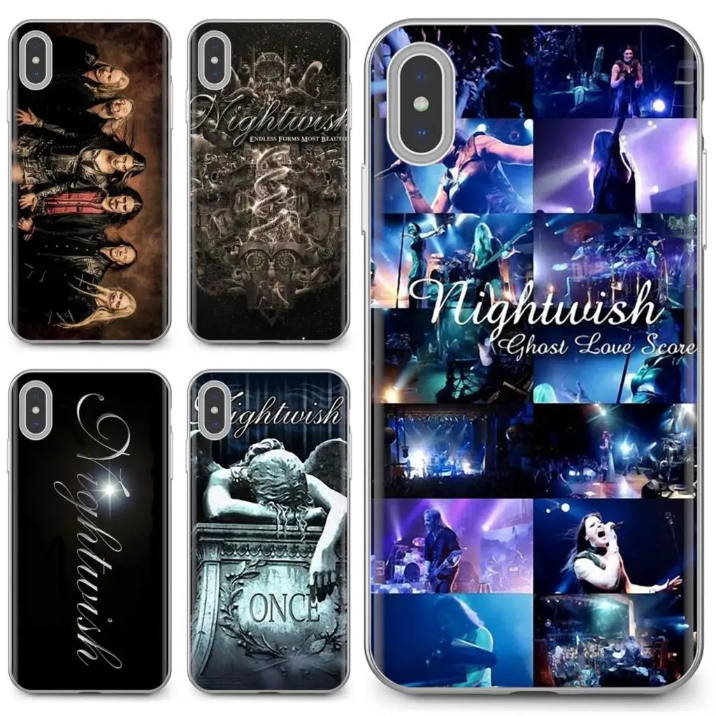 Мягкий чехол для iPhone 11 Pro металлический музыкальный ремешок iPod Touch nighwish Theater |