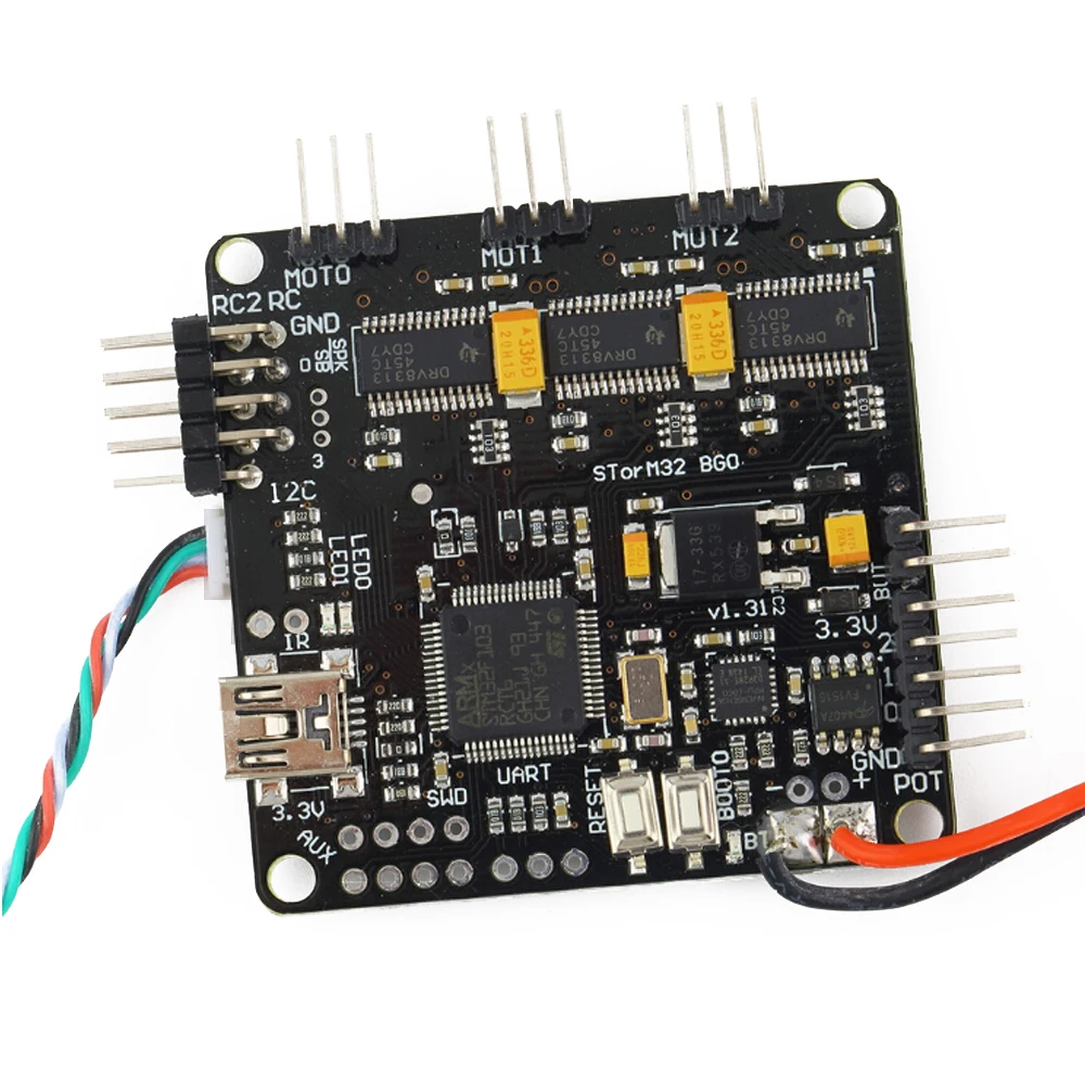 Контроллер Gimbal Storm32 BGC 32Bit 3 осевая бесщеточная плата контроллера V1.32 DRV8313 драйвер