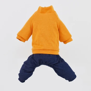 

Small Dog Clothes Winter Four legs Puppy jumpsuit Dog Coat jacket Comfortable Warm cotton plus velvet Pet Clothing Vest