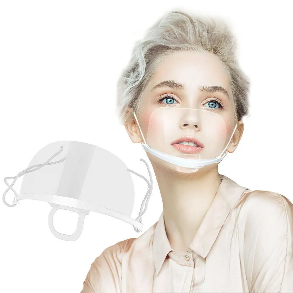 

10PCs/20pcs Cooking Fume Resistant Transparent Gauze Mask Mouth Nose Protection Double-Sided Film Anti-Fog Mask Kitchen Tool