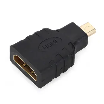 

HDMI Female To Micro HDMI/TYPE D Male Plug Adapter Gold-Plated Connector HDMI F/DM Adapter Converter For LCD TVs
