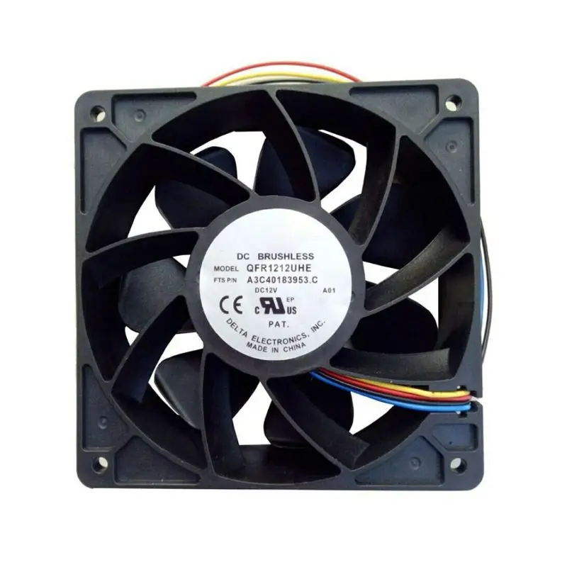 Universal 7500RPM Cooling Fan Cooler Replacement 4 Pin Connector for Antminer Bitmain S7 S9 1