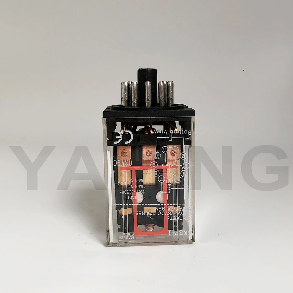 Электромагнитное реле Mini 11 контактов 10A 24VDC AC220V MK3P-I общего назначения среднего переключения электронный компонент