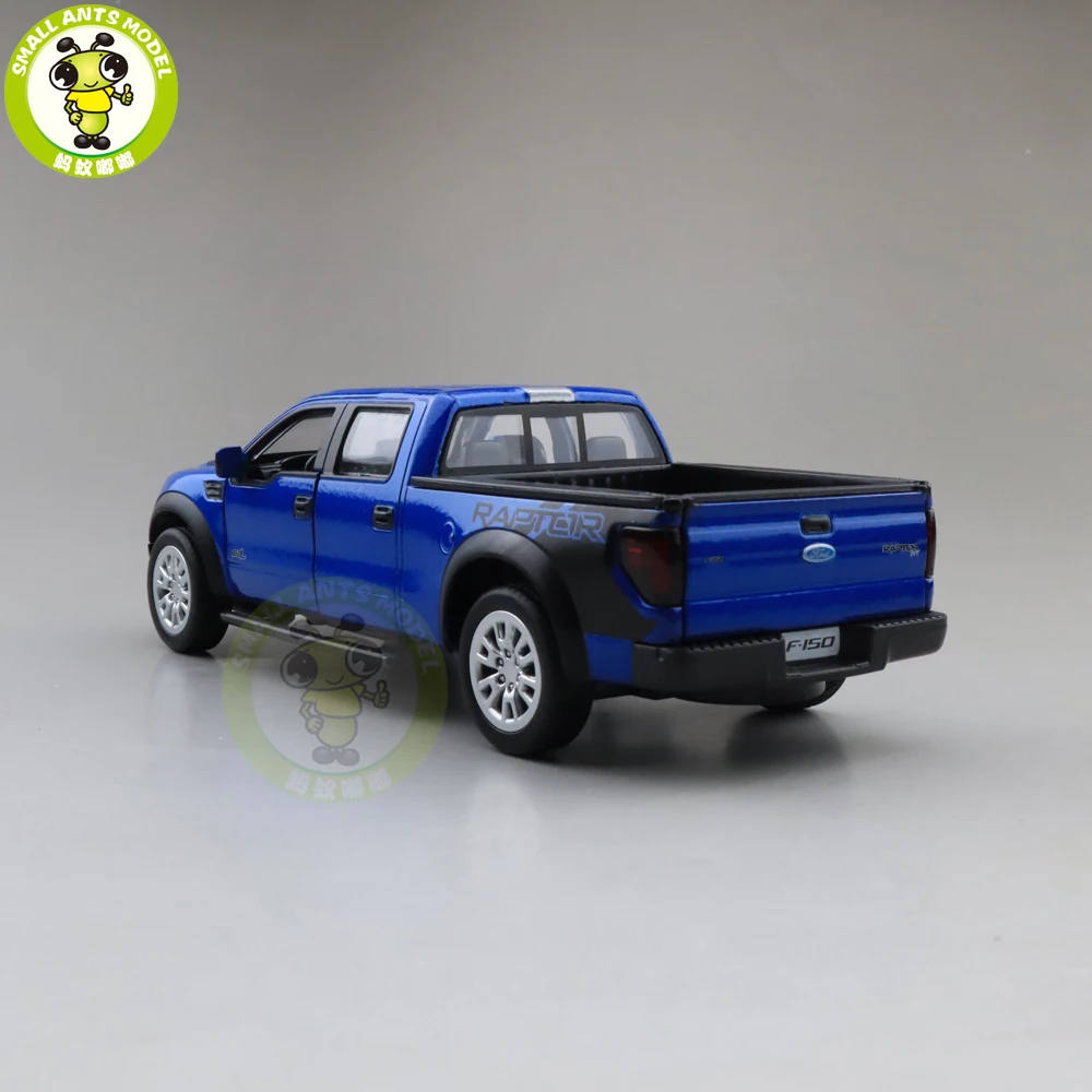 1/34 Ford F150 F-150 Raptor пикап литая модель автомобиля игрушки для детей Детское звуковое освещение Вытяните назад Подарки для мальчиков девочек