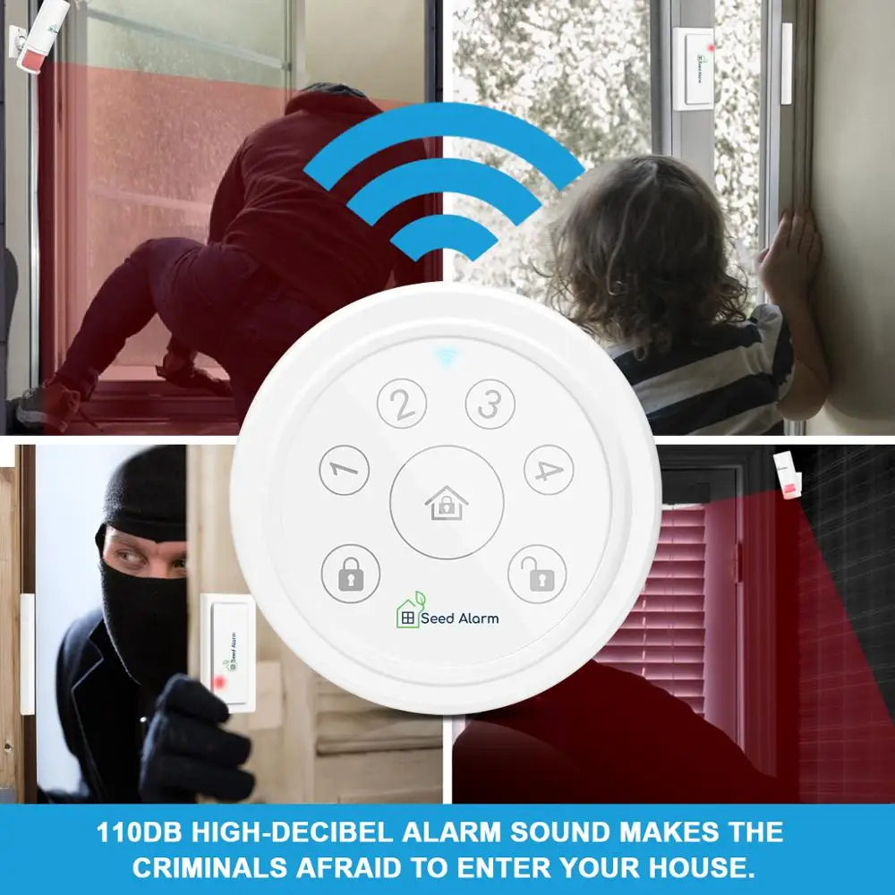 Умная Wi-Fi система сигнализации приложение для безопасности дистанционное