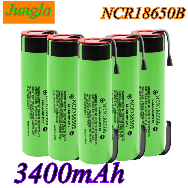 2020 новый оригинальный 18650 Батарея NCR18650B 3 7 V 3400 мА/ч Литий Перезаряжаемые сварки