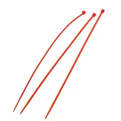 100x3 мм x 200 мм Красный патч зажим стоп кабель провода галстук