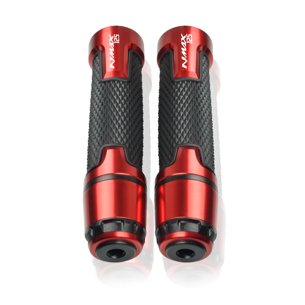 NMAX 125 Универсальные CNC алюминиевые аксессуары для мотоциклов, руль, рукоятка, ручки, мотоциклетные рукоятки, рукоятка, резина для YAMAHA NMAX 125 - Цвет: NMAX 125