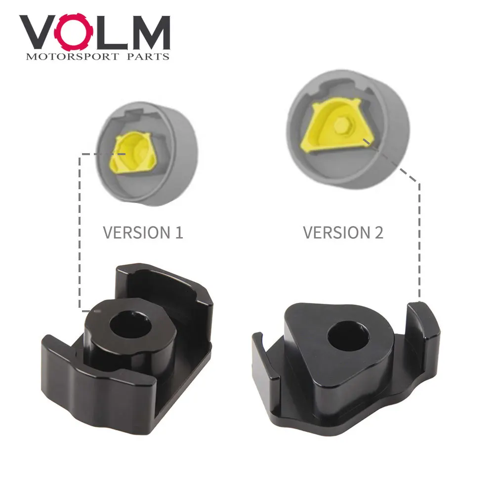 Volkswagen Golf/GTI/R 8V Audi A3 S3 RS3 MKIII Audi TT TTS TTRS Billet Aluminum MQB Dogbone Mount Insert aluminum transmission mount insert