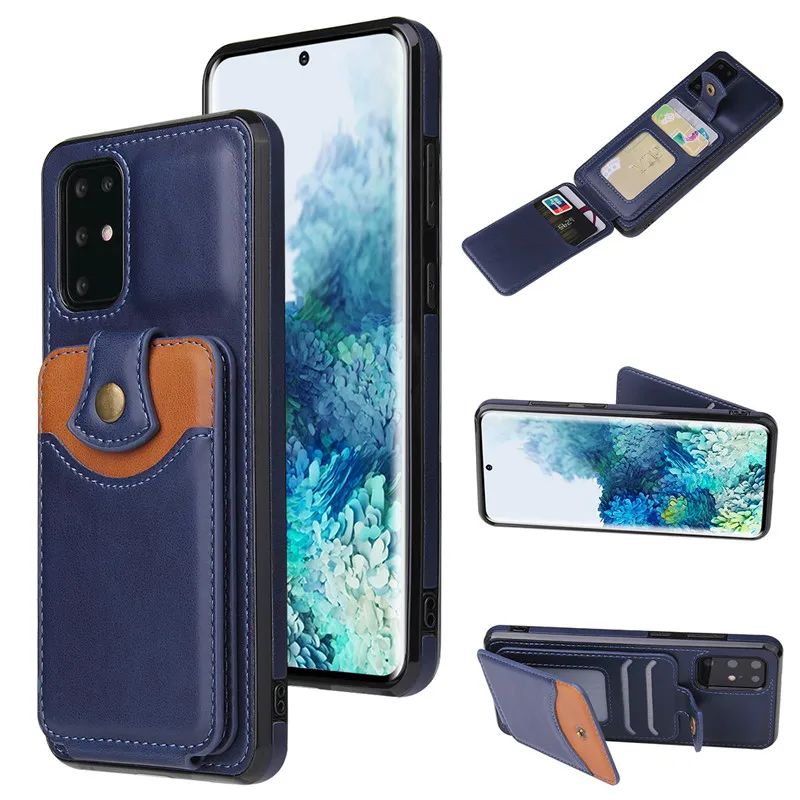 Кожаный чехол с откидной кнопкой для Samsung Galaxy S10 Plus S20 Ultra Note10 Pro защитный