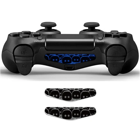1 пара модный светодиодный светильник стикер Виниловая наклейка для Playstation 4 PS4 наклейки на регулятор защитный чехол для джойстика контроллер скины
