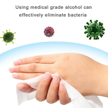 

50pcs Multifunctional Disposable Wet Wipes Suitable for Household Kitchen Dining Room Indoor Outdoor Travel Phone Screens