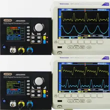 2 канала DDS генератор сигналов счетчик частотомер произвольный 15 МГц JDS2800 EU Y98E