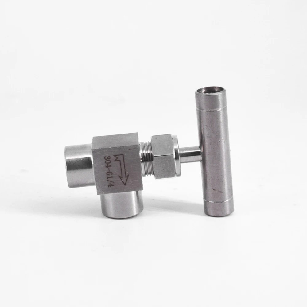 1/8 &quot1/4&quot 3/8 &quot1/2&quot BSP Женский угловой игольчатый клапан кран 915 PSI 304 из