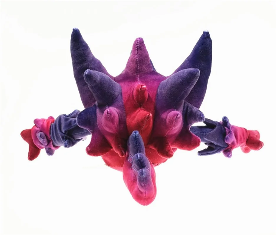 TAKARA TOMY Pokemon Mega Evolution Gengar Plush Haunter Doll Pikachu Anime  Toys Stuffed Gift For Kids