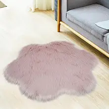 Мягкий Плюшевый коврик форма цветка сливы ковер Твердые Цветные коврики для дома чайный столик декоративные элементы для диванов машинная стирка для сезонов универсальный