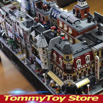 

Lepinblocks Creator Expert City Street View 15001 15002 15003 15006 15007 15008 15009 Model Building Block Bricks Toys