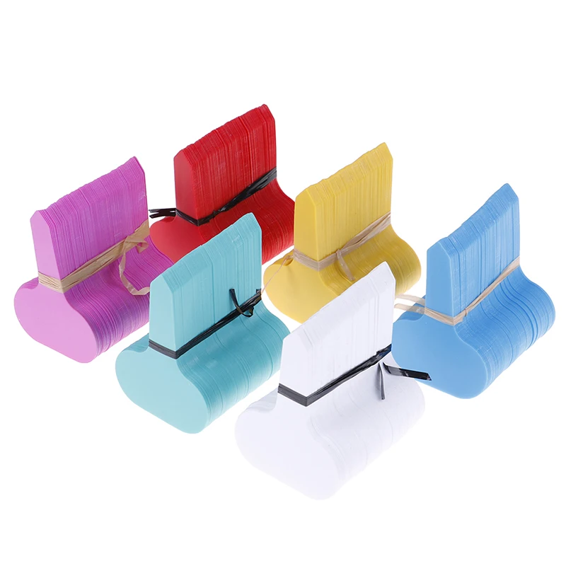 100pcs/lot Plastic Garden Plant Label Flowers Potted Plant Nursery Signs Prompt Card And Tag Identification Tools Decor 6.5*5cm