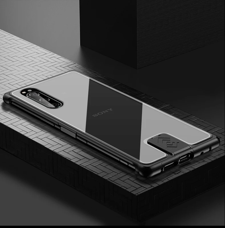 Чехол для sony Xperia 5 противоударный металлический алюминиевый бампер рамка с закаленным стеклом задняя крышка для sony Xperia 5 Чехол