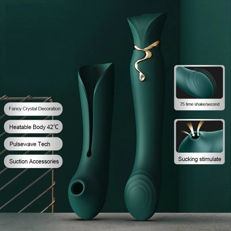ZALO Queen G point vibrator dildo silicone magic wand woman sex toy sucking clitoris stimulation vibrator mobile phone control 5