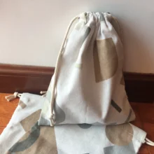 1 шт. хлопчатобумажная ткань, мешок со шнурком многоцелевой мешок вечерние подарочные сумки геометрический круг квадратный YI