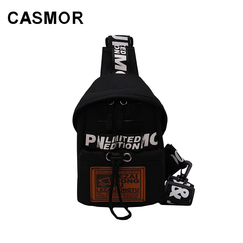 

CASMOR Women Shoulder Bag Fashion Casual Tote Outdoor Bag Canvas Handbag Zipper Messenger Bags Single Chest Bags